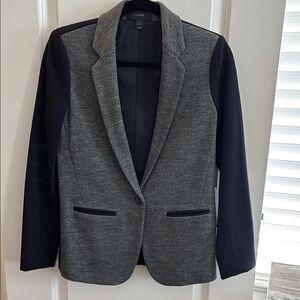 J. Crew Women's Gray and Navy Blazer